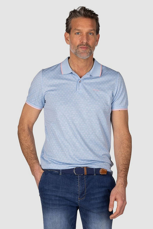 NZA polo warren pastel blue