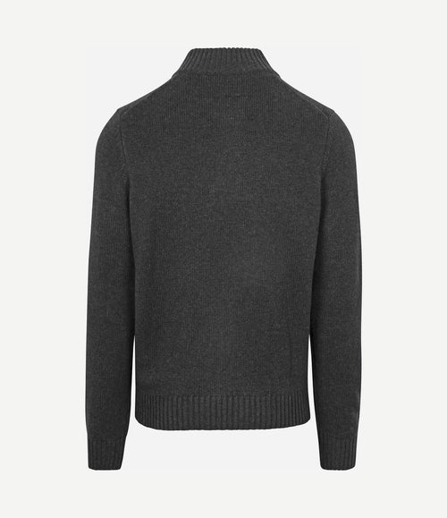 Pullover mocker adan antraciet