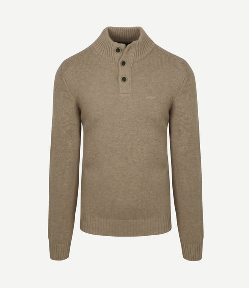 Pullover mocker adan warm beige