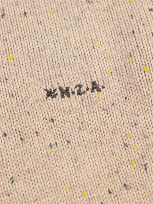 Pullover mocker conor melange warm beige