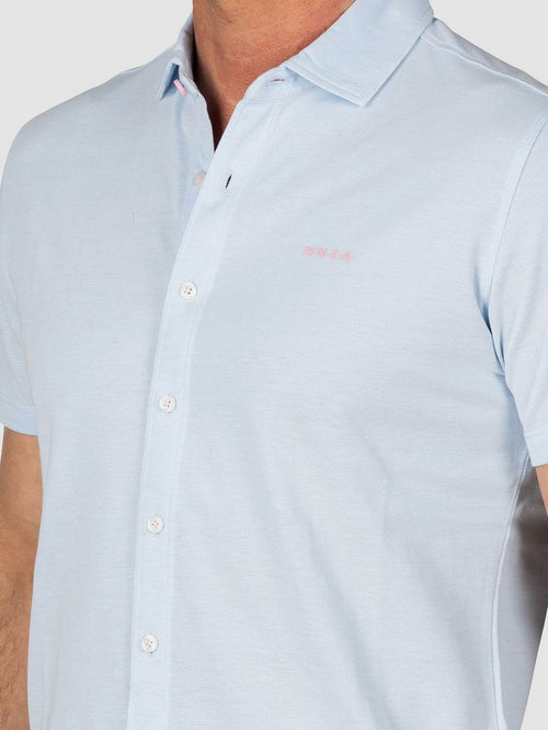 NZA shirt short sleeve patrick pastel blue
