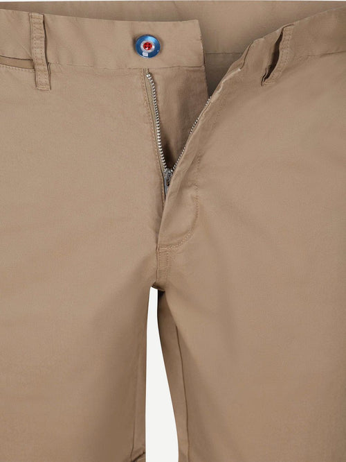 Shorts twill stretch dune beige