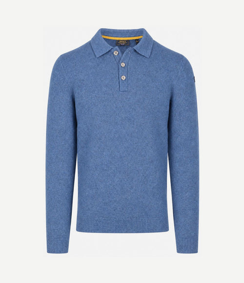 Trui dobson wool blend blue
