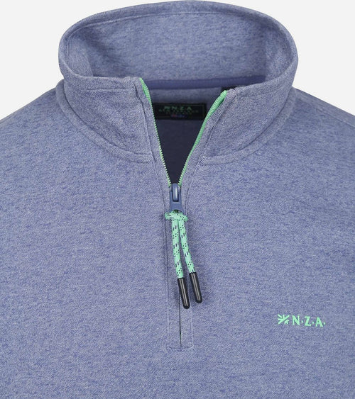 NZA trui halfzip cesar dusk donkerblauw | Regular-fit