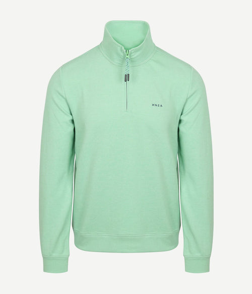 NZA trui halfzip cesar jade green | Regular-fit
