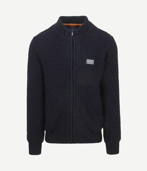 Vest wolmix dominick donkerblauw