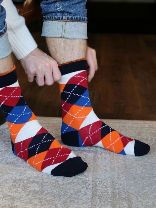 Oranje sokken (3-pack)
