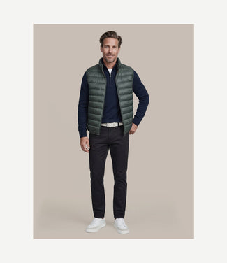 Bodywarmer donkergroen