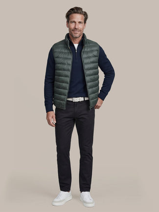 Bodywarmer donkergroen