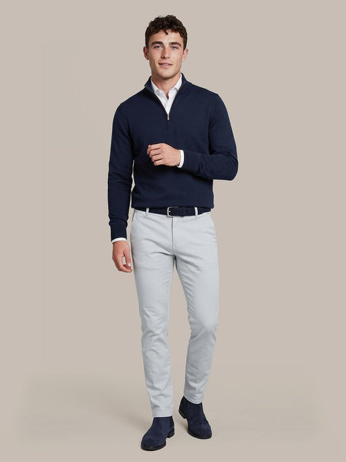 Chino philo flex lichtblauw