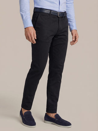 Chino peano twill donkerblauw
