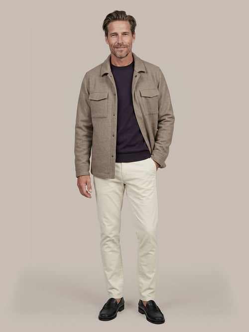 Chino Plato corduroy off white