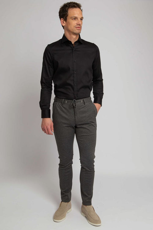 Pantalon jersey antraciet