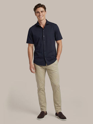Chino Pico cotton linen kaki