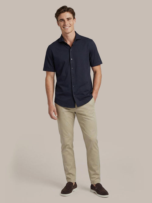 Chino Pico cotton linen kaki