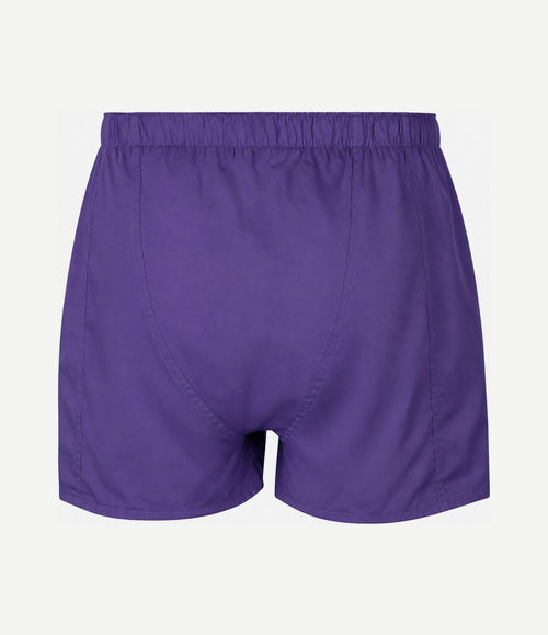 Boxershort poplin paars