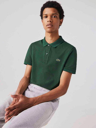 Poloshirt pique groen