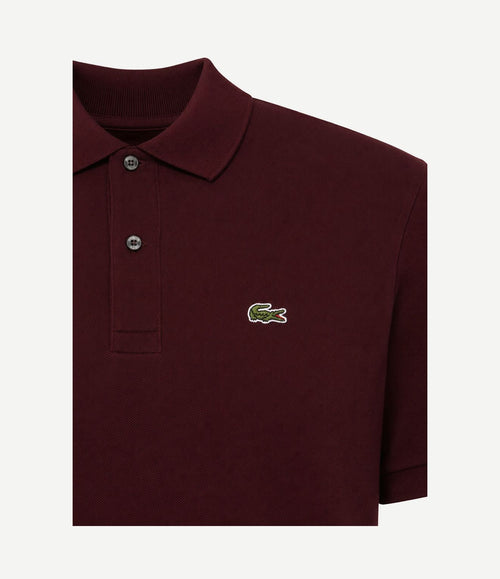 Poloshirt pique aubergine