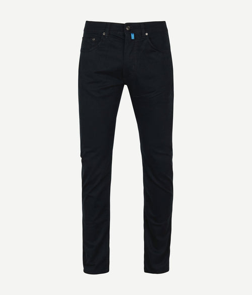 Pierre Cardin 5 pocket broek antibes donkerblauw | Slim-fit