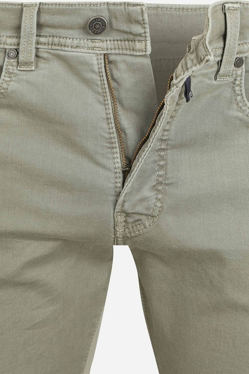 Pierre Cardin 5-pocket jeans Lyon tapered groen