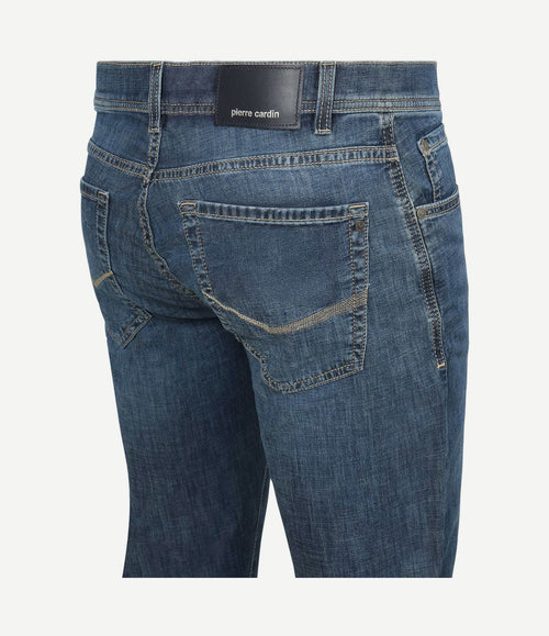 Jeans Lyon tapered future flex blauw dbub