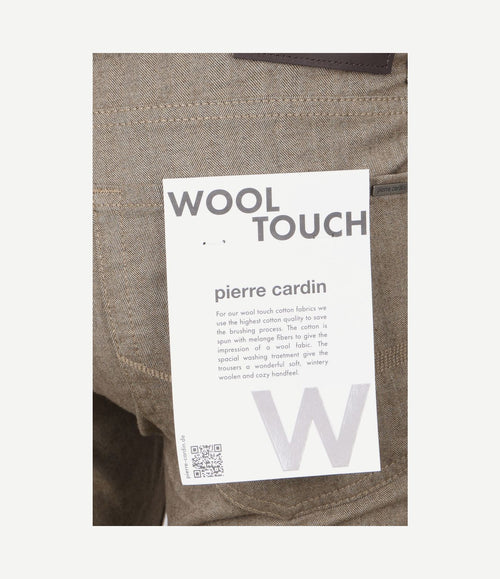 Broek Lyon tapered beige