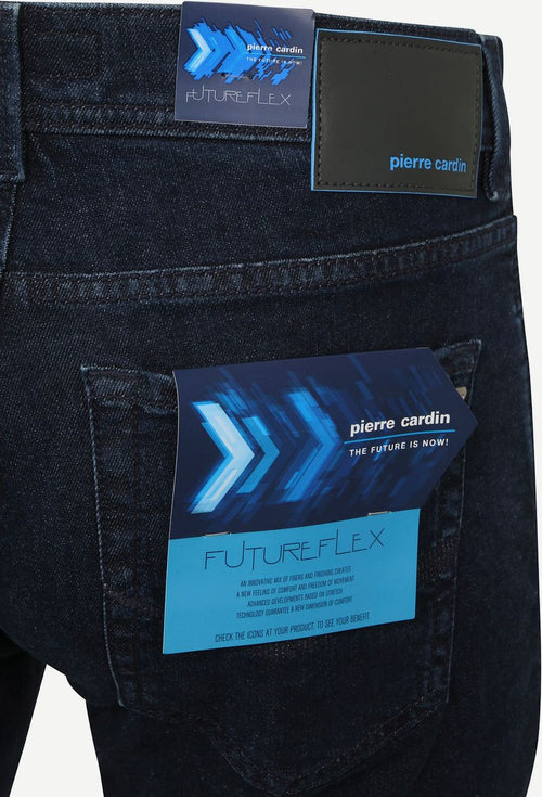 Jeans Lyon tapered future flex donkerblauw