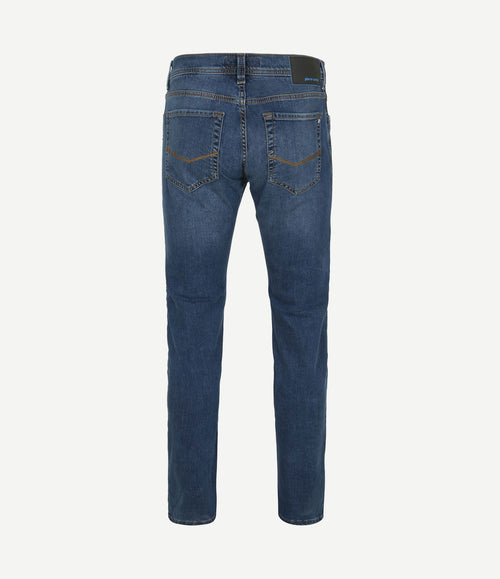 Jeans Lyon tapered future flex blauw stonewash
