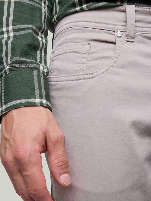 Broek Lyon tapered greige