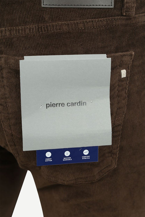 Pierre Cardin broek Lyon future flex corduroy bruin