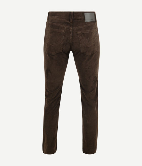 Pierre Cardin broek Lyon future flex corduroy bruin