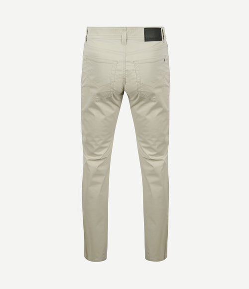 Broek Lyon tapered ecru