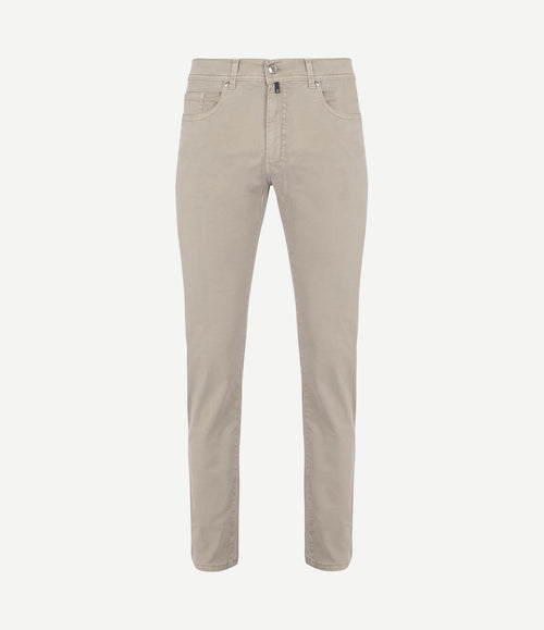 Broek Lyon tapered greige