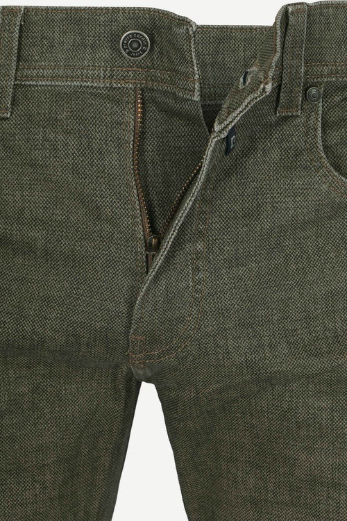 Pierre Cardin broek Lyon tapered olijfgroen