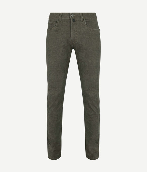 Pierre Cardin broek Lyon tapered olijfgroen