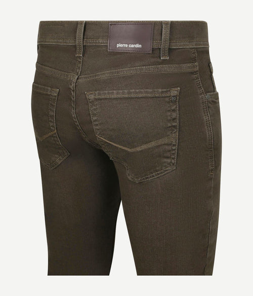 Pierre Cardin broek Lyon tapered raw bruin