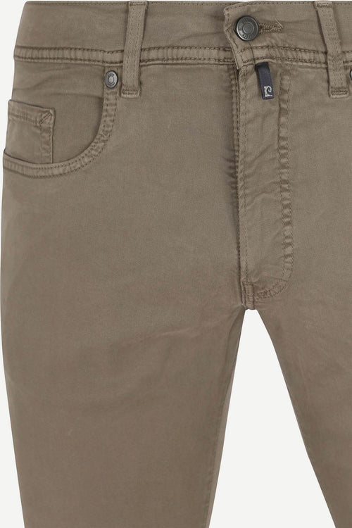 Broek Lyon tapered taupe