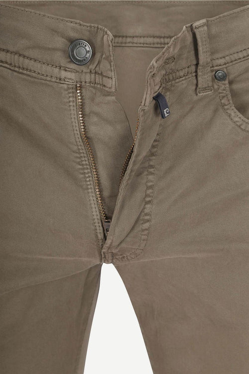 Broek Lyon tapered taupe