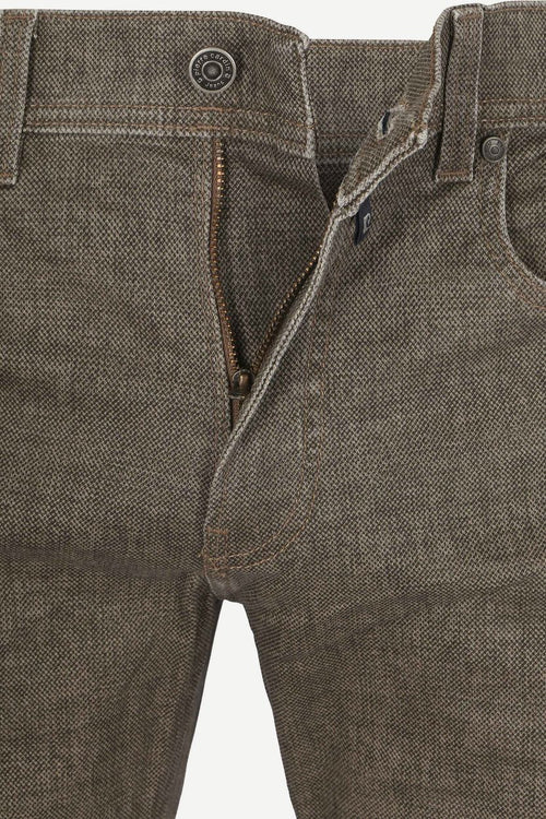 Pierre Cardin broek Lyon tapered taupe