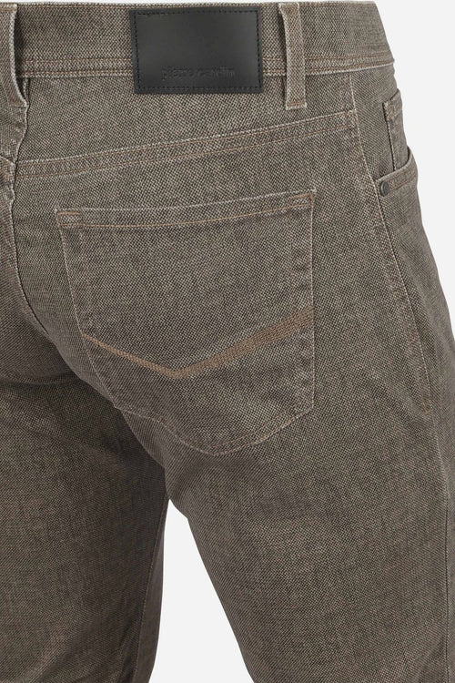 Pierre Cardin broek Lyon tapered taupe