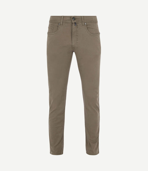 Broek Lyon tapered taupe