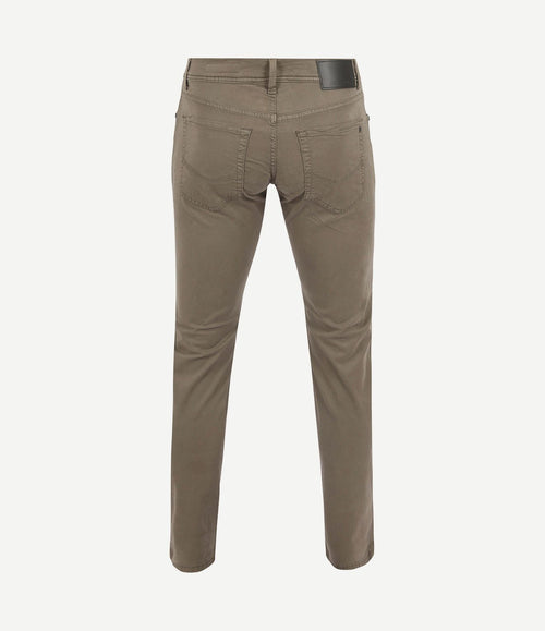 Broek Lyon tapered taupe