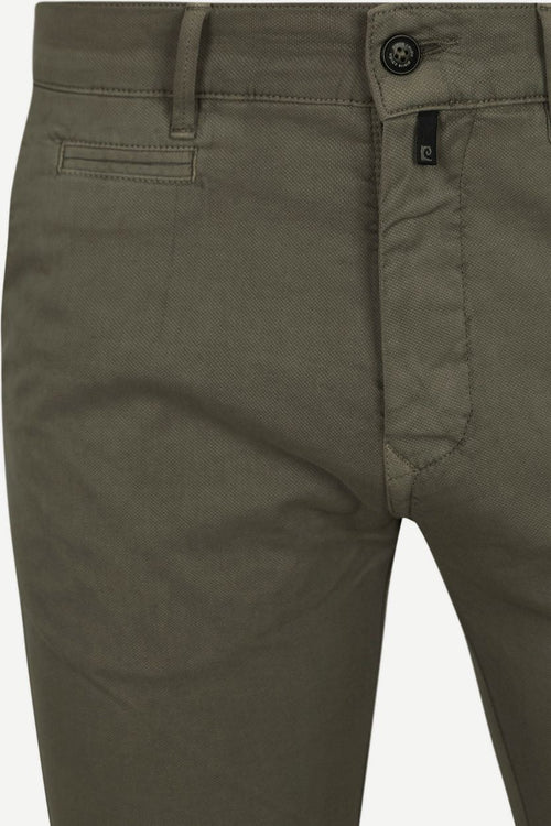Pierre Cardin chino castres olijfgroen | Regular-fit