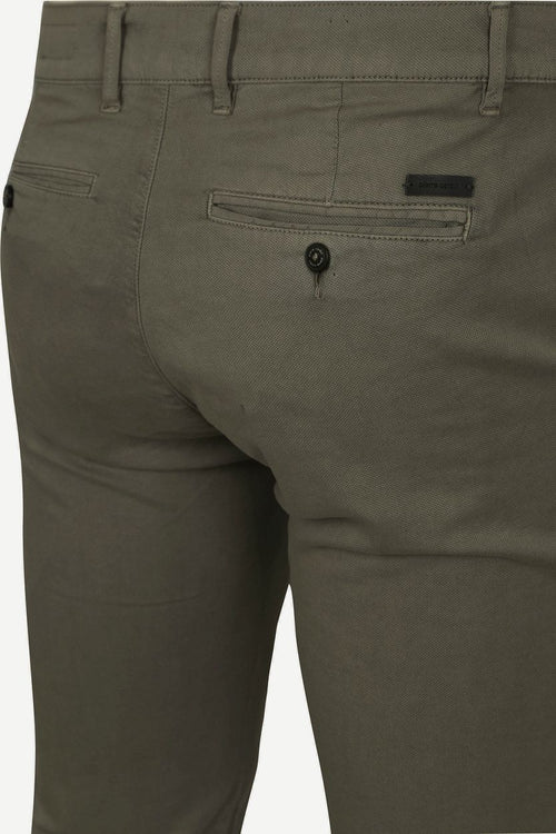 Pierre Cardin chino castres olijfgroen | Regular-fit