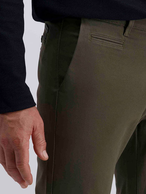 Chino castres olijfgroen