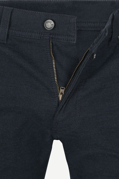 Pierre Cardin five pocket broek tapered donkerblauw