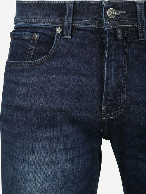 Jeans Lyon tapered future flex donkerblauw