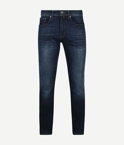 Jeans Lyon tapered future flex donkerblauw