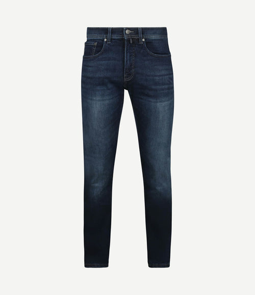 Jeans Lyon tapered future flex donkerblauw