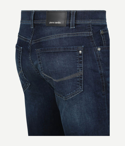Jeans Lyon tapered future flex donkerblauw